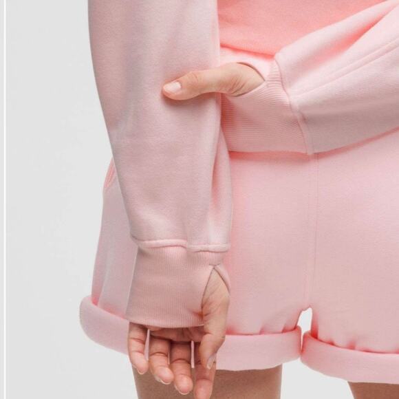 NWT Lululemon Scuba Oversized Half-Zip Hoodie Strawberry Milkshake - Picture 7 of 10